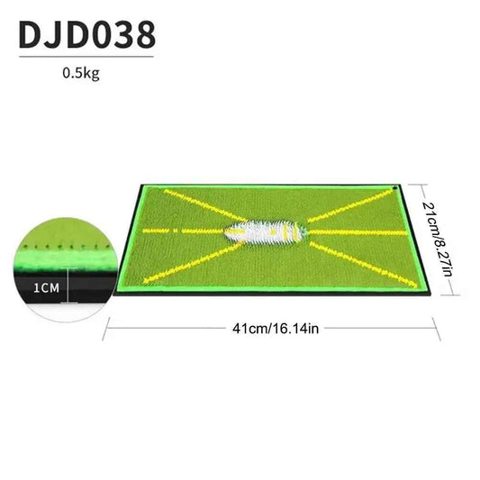 PGM Golf Hitting Strike Mat Training Aid Impact Divot Board Swing Practice Gift