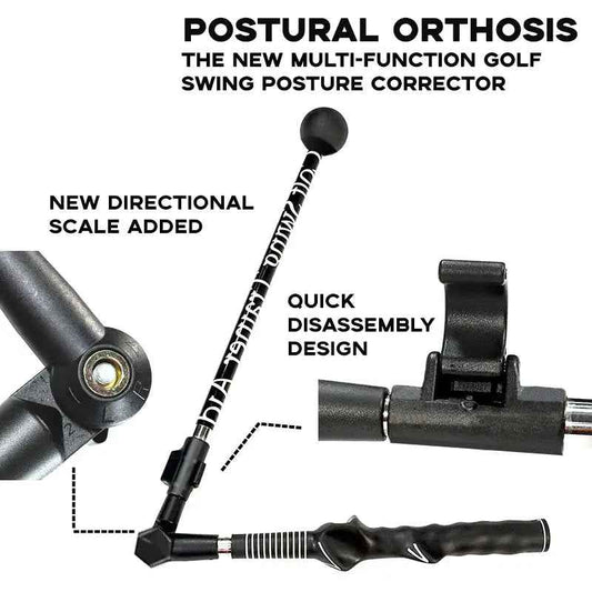 Golf Swing Training Aid Stick Posture Corrector Practice Swing Trainer Aid Improve Hinge,Forearm Rotation, Shoulder Turn–Light - North Fairways