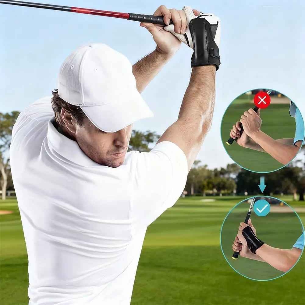 Golf Wrist Brace, Adjustable Wrist Training Aid for Correct Swing Posture