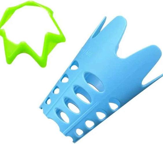 12Pcs Golf Simulator Tees ，Plastic Golf Mat Tees Tools for Outdoor Indoor Winter Turf and Driving Range Home Training Golf Tees(Blue) - North Fairways