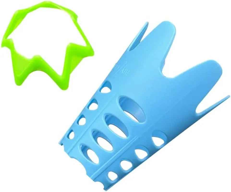12Pcs Golf Simulator Tees ，Plastic Golf Mat Tees Tools for Outdoor Indoor Winter Turf and Driving Range Home Training Golf Tees(Blue) - North Fairways
