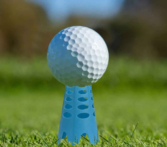 12Pcs Golf Simulator Tees ，Plastic Golf Mat Tees Tools for Outdoor Indoor Winter Turf and Driving Range Home Training Golf Tees(Blue) - North Fairways