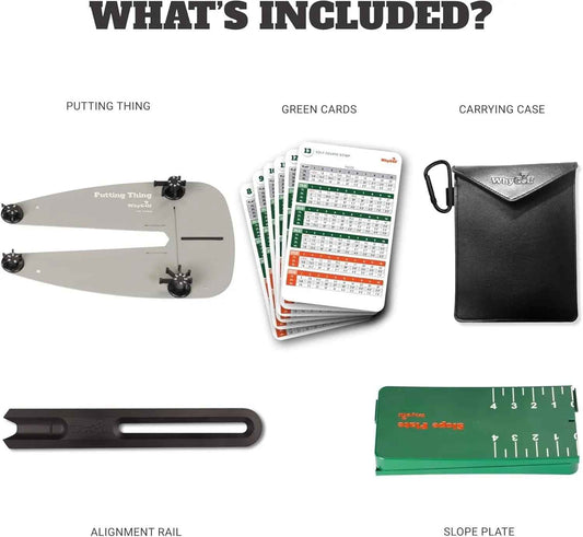 Golf Training Aid Bundle – Includes Putting System for Stroke Accuracy & Swing Trainer Pressure Plate for Weight Shift, Balance, Power, and Swing Control for All Skill Levels