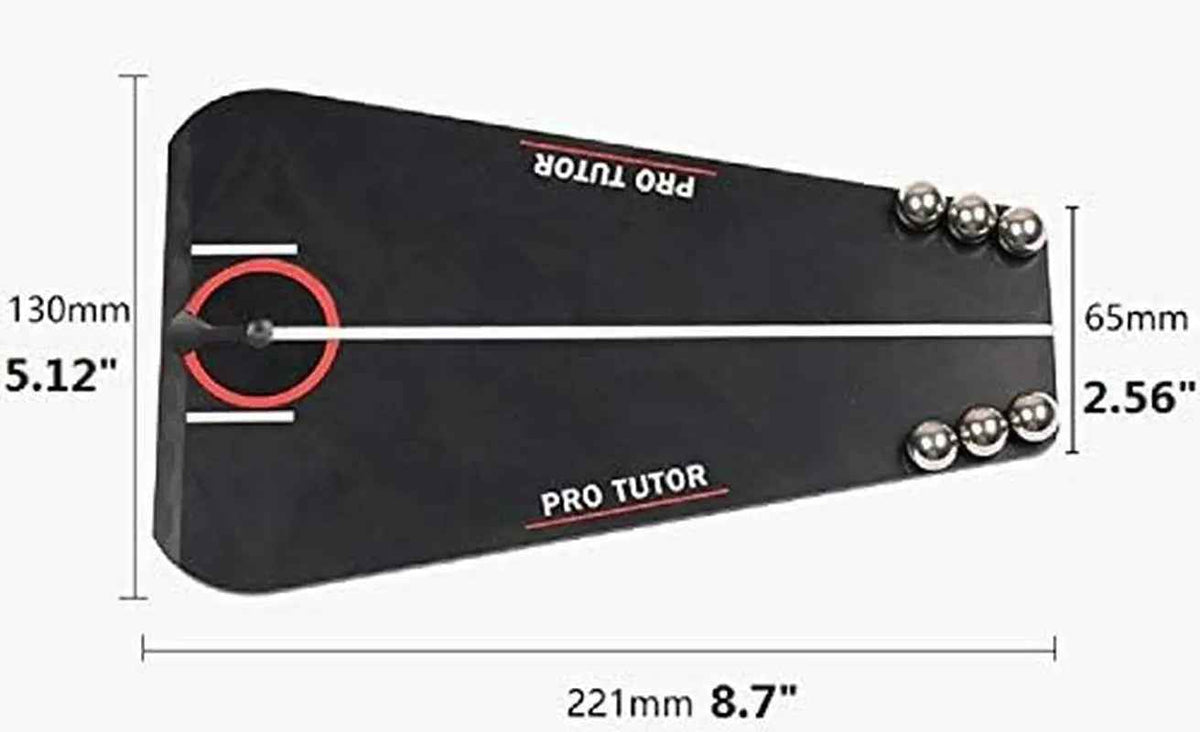 2025 New Golf Putting Tutor with Free Zipper Case, Golf Accessories Swing Trainer/Putting Training Aid, Mirror Alignment for Indoor and Outdoor - North Fairways