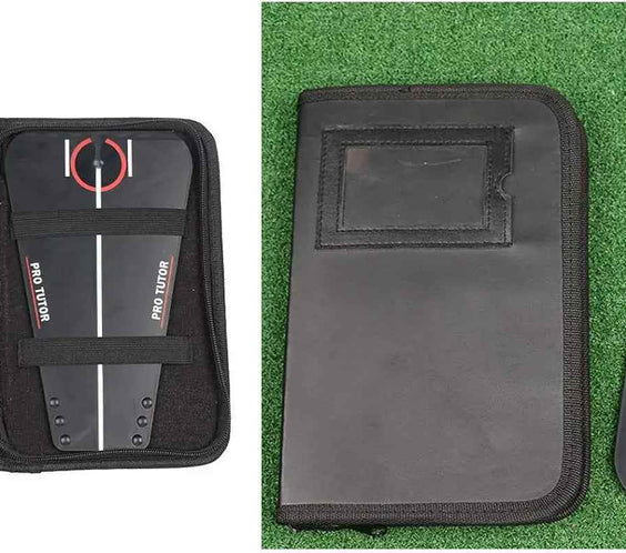 2025 New Golf Putting Tutor with Free Zipper Case, Golf Accessories Swing Trainer/Putting Training Aid, Mirror Alignment for Indoor and Outdoor - North Fairways