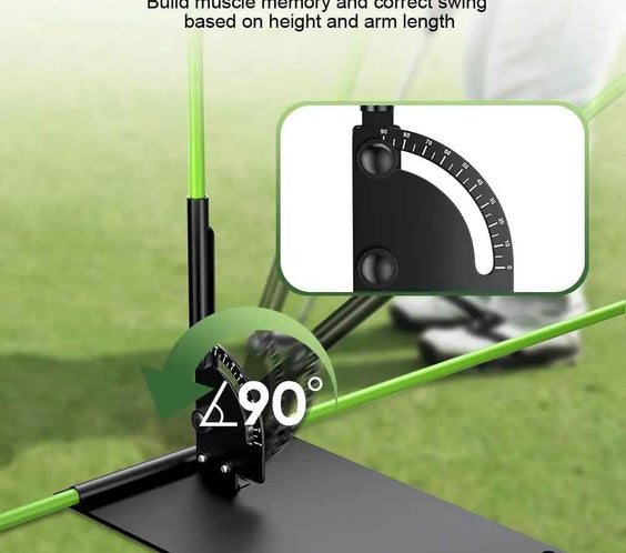 Jsikan Pro Golf Alignment Sticks System with Holder Angle Plate, Golf Trainer Aid Teaching Equipment for Aiming, Putting, Swing, Essentials Golf Gifts Accessories for Men and Women