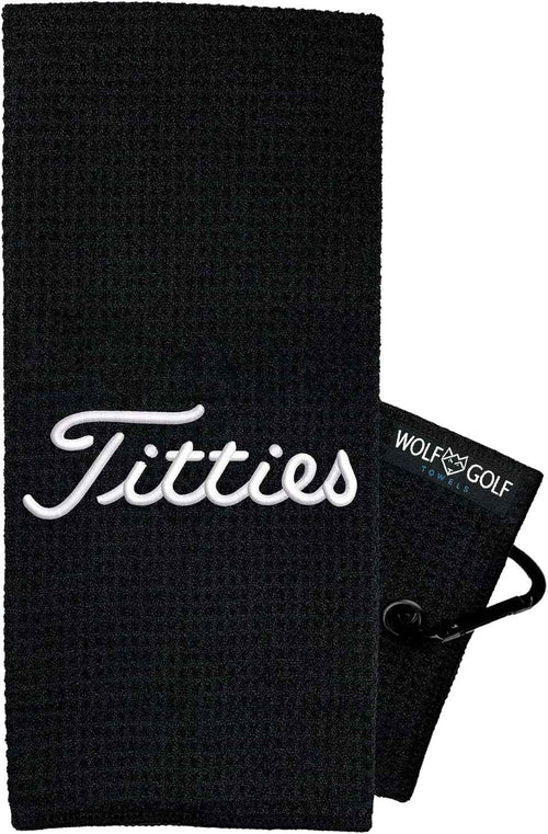 Funny Golf Towel | Embroidered in USA | Golf Accessories for Men or Women