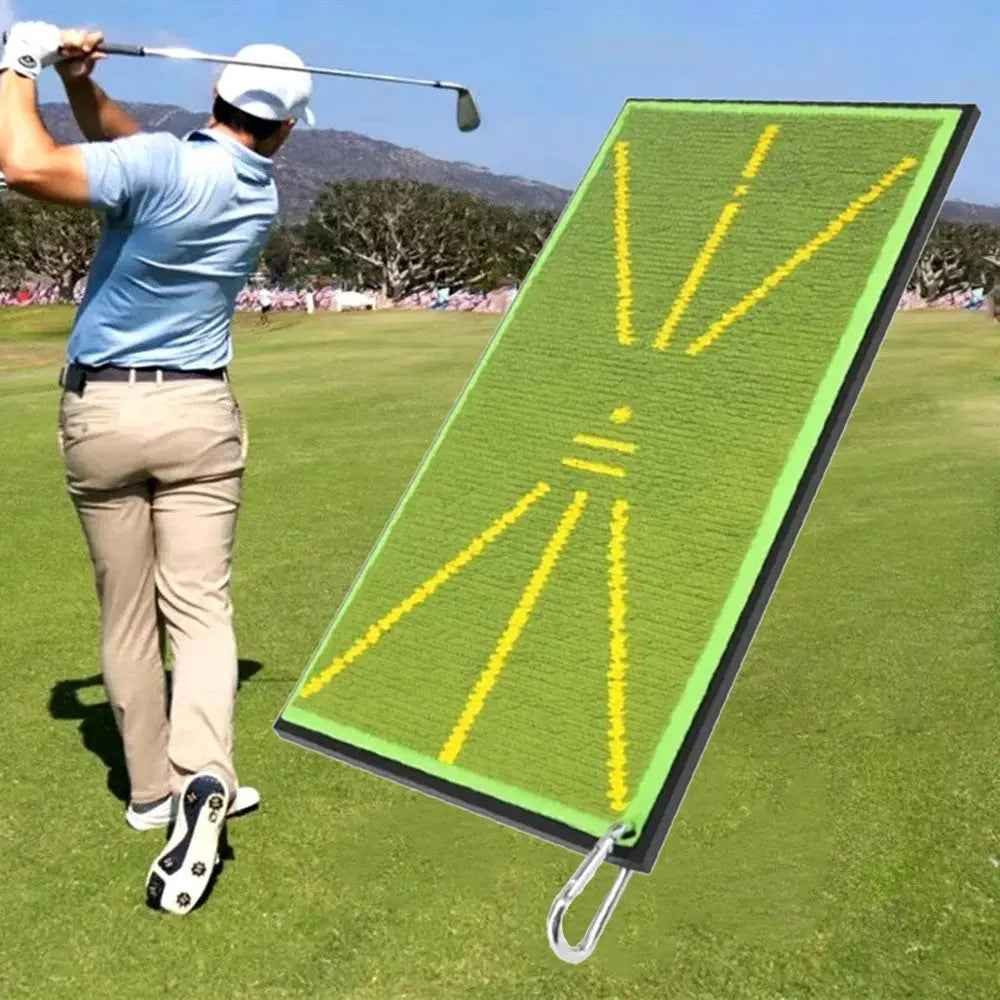 PGM Golf Hitting Strike Mat Training Aid Impact Divot Board Swing Practice Gift