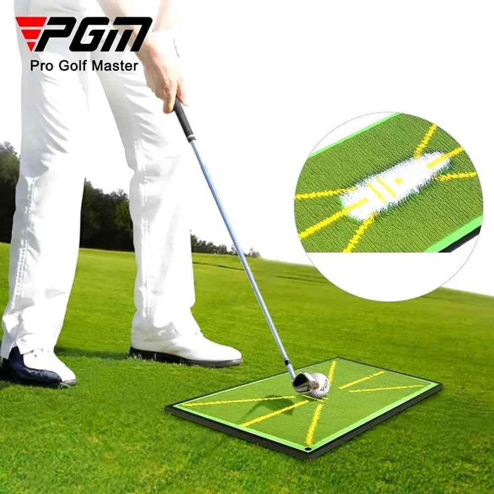 PGM Golf Hitting Strike Mat Training Aid Impact Divot Board Swing Practice Gift