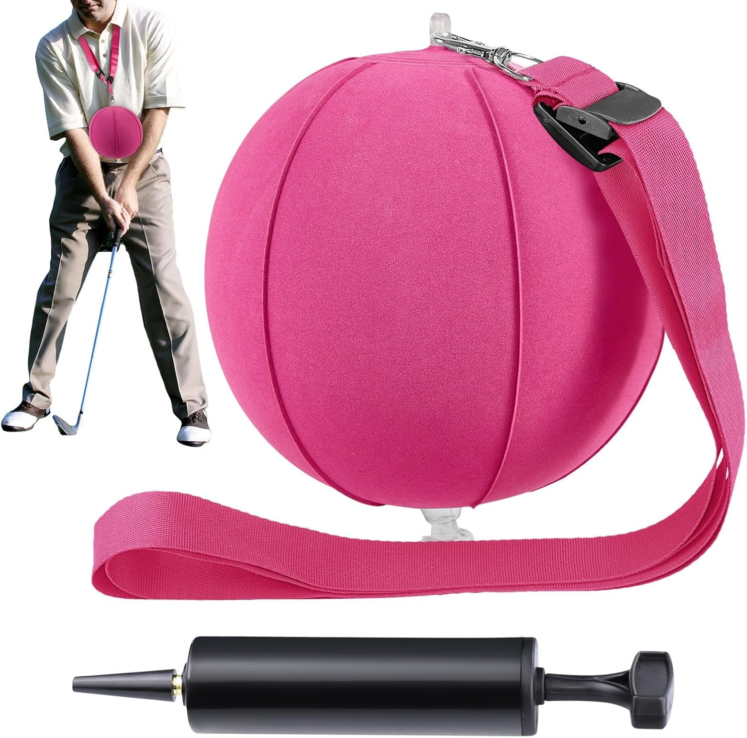 Smart Ball Golf Training Aid - Swing Trainer Aids Impact Golf Balls Arms Forearm Elbow between Posture Teaching Practice Equipment Tool