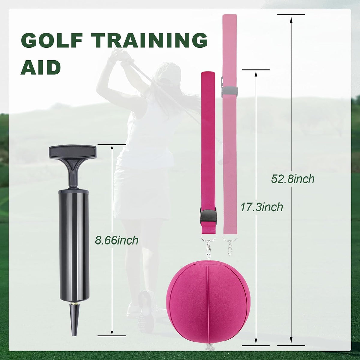 Smart Ball Golf Training Aid - Swing Trainer Aids Impact Golf Balls Arms Forearm Elbow between Posture Teaching Practice Equipment Tool