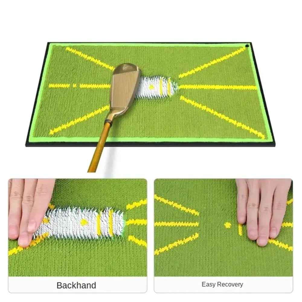 PGM Golf Hitting Strike Mat Training Aid Impact Divot Board Swing Practice Gift