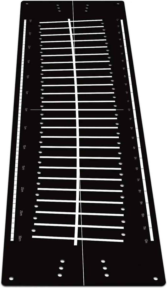 Golf Putting Mat Indoor 30X8.27 Inch Alignment Track