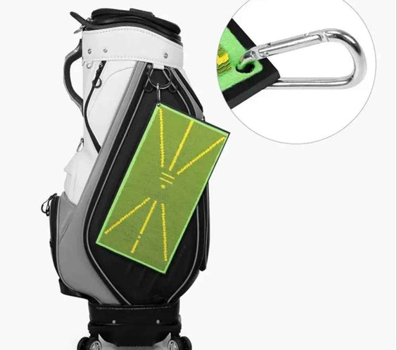 PGM Golf Hitting Strike Mat Training Aid Impact Divot Board Swing Practice Gift