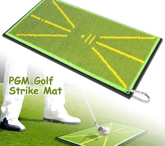 PGM Golf Hitting Strike Mat Training Aid Impact Divot Board Swing Practice Gift