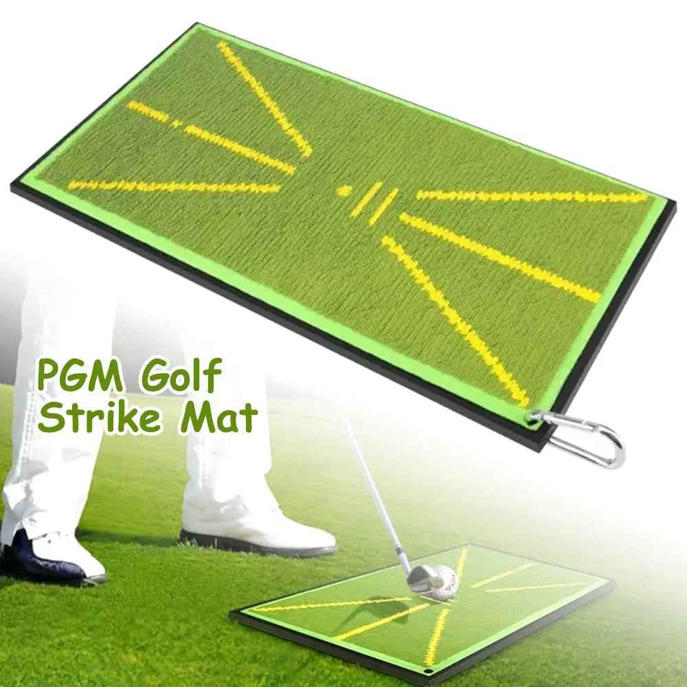 PGM Golf Hitting Strike Mat Training Aid Impact Divot Board Swing Practice Gift