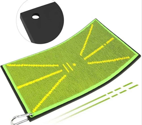 PGM Golf Hitting Strike Mat Training Aid Impact Divot Board Swing Practice Gift