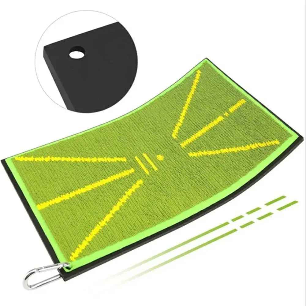 PGM Golf Hitting Strike Mat Training Aid Impact Divot Board Swing Practice Gift