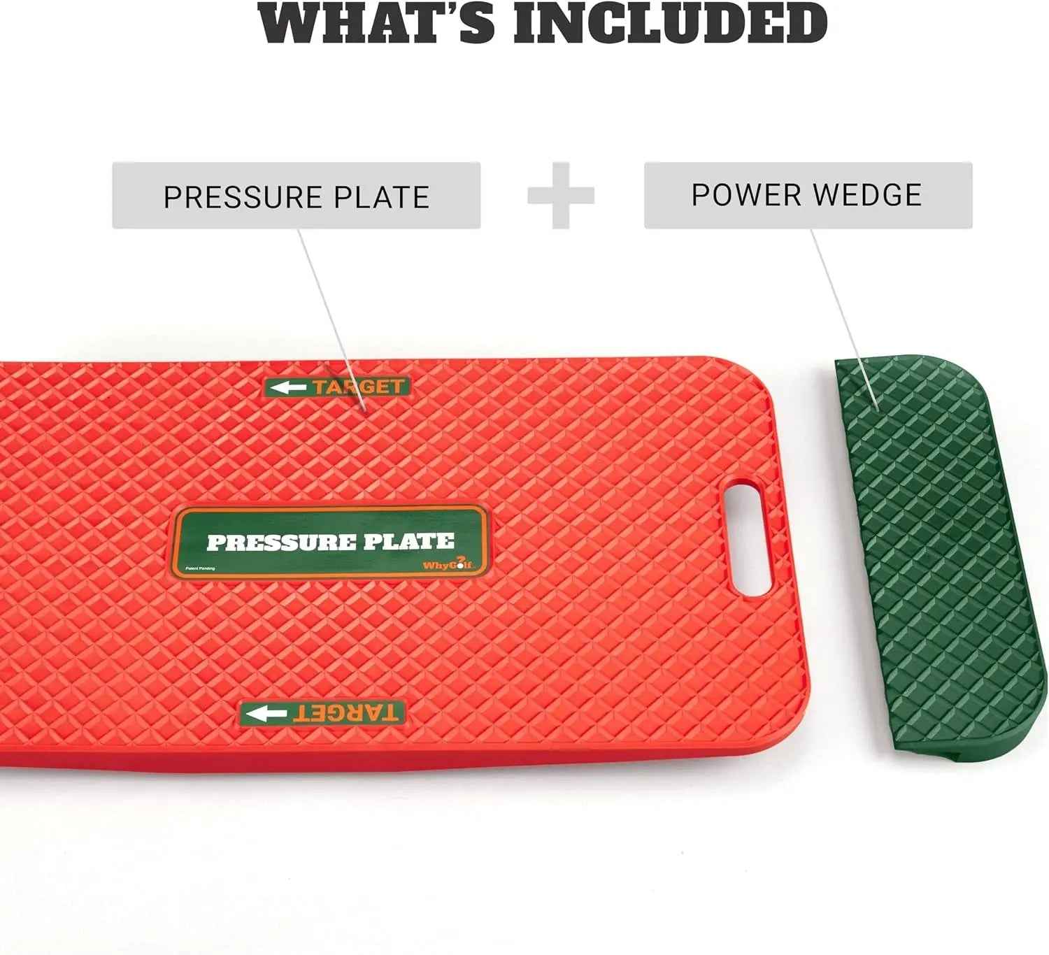 Golf Training Aid Bundle – Includes Putting System for Stroke Accuracy & Swing Trainer Pressure Plate for Weight Shift, Balance, Power, and Swing Control for All Skill Levels