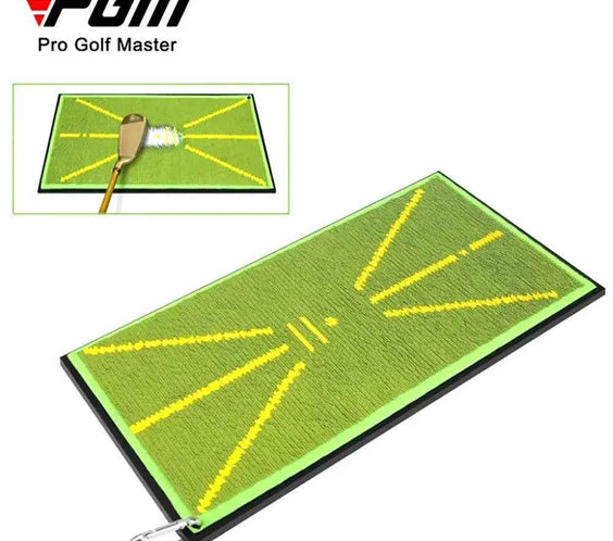 PGM Golf Hitting Strike Mat Training Aid Impact Divot Board Swing Practice Gift
