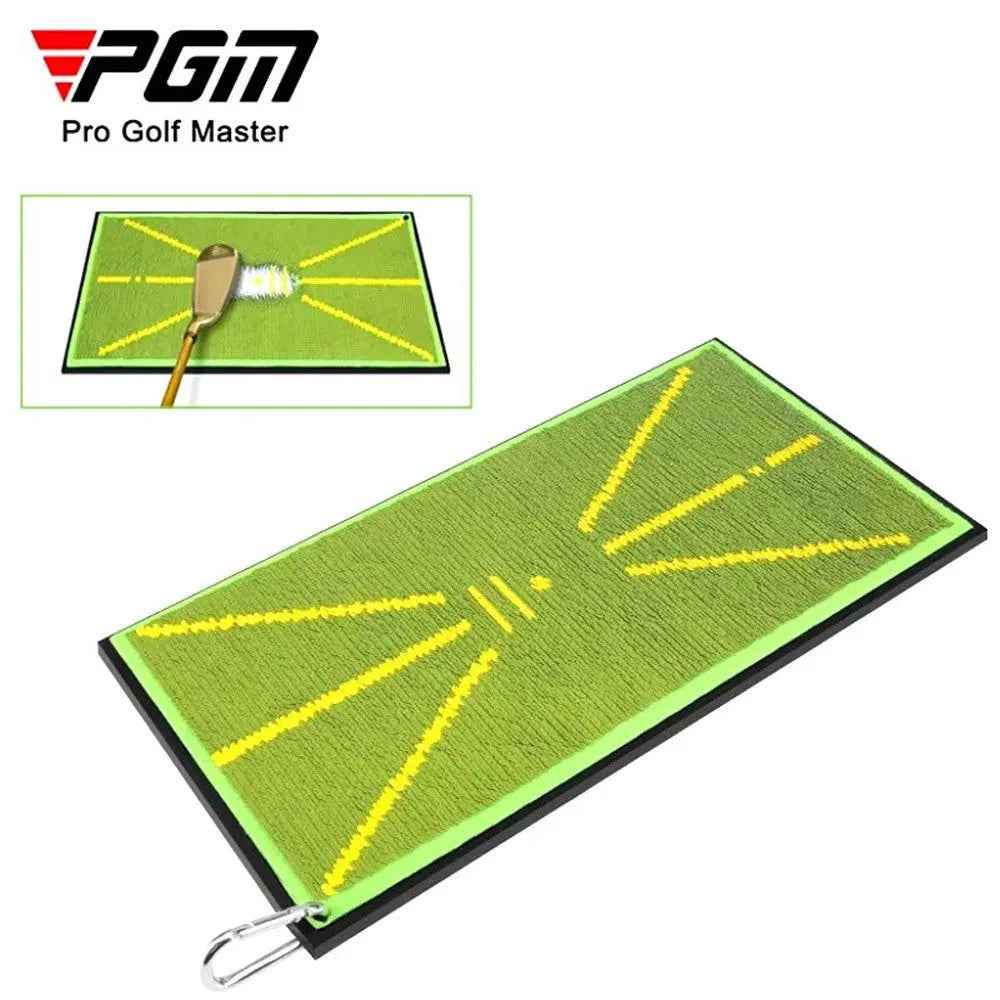 PGM Golf Hitting Strike Mat Training Aid Impact Divot Board Swing Practice Gift
