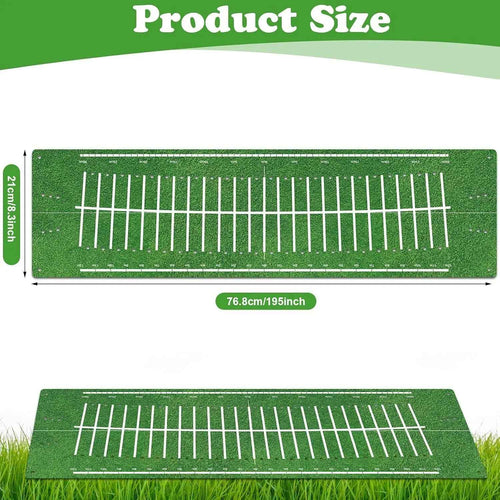 Golf Putting Mat Indoor 30X8.27 Inch Alignment Track