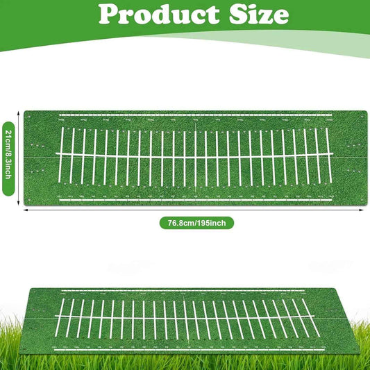 Golf Putting Mat Indoor 30X8.27 Inch Alignment Track