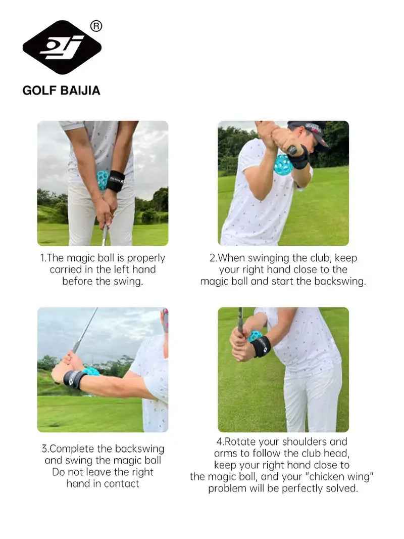 Golf Smart Ball Swing Trainer Golf Training Aid Ball Equipment Portable Golf Smart Ball Posture Correction Training for Beginner