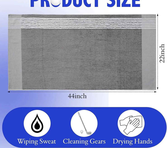 Golf Towel 22" X 44" Cotton Caddy Towel