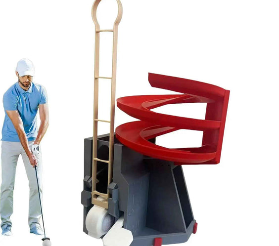 Automatic Golf Ball Tee up Machine Golf Ball Dispenser Golf Swing Training Launcher Non-Powered Golf Simulator for Golf Training - North Fairways