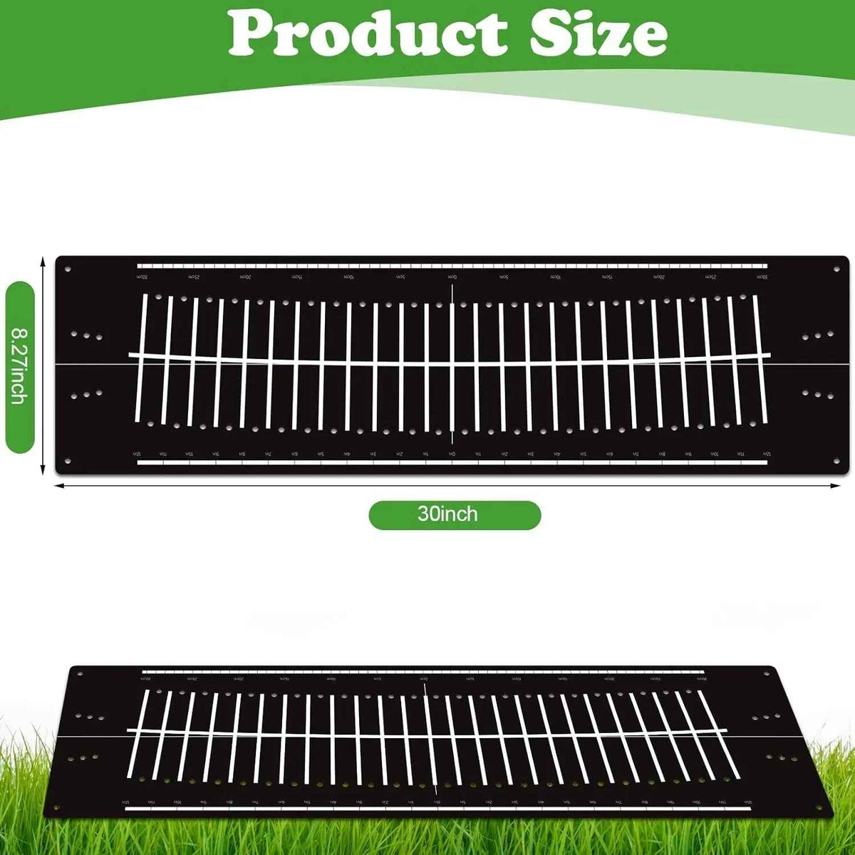 Golf Putting Mat Indoor 30X8.27 Inch Alignment Track
