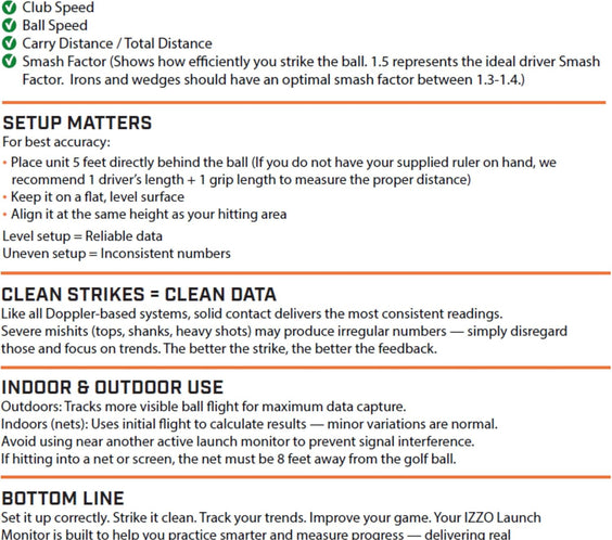 Golf Swami Launch Master Golf Launch Simulator - Golf Training Aid