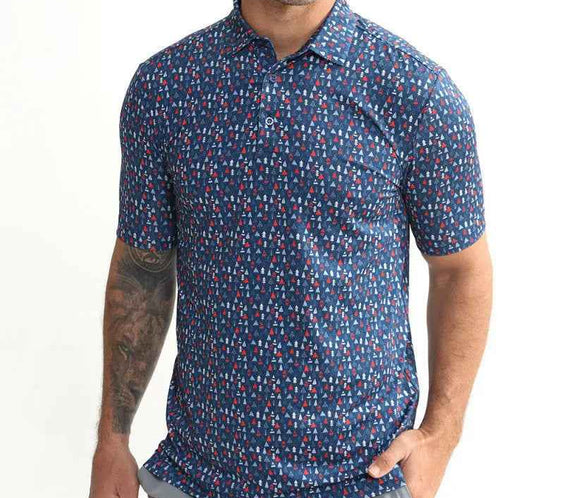 Mens Quick-Dry Golf Polo Shirt
