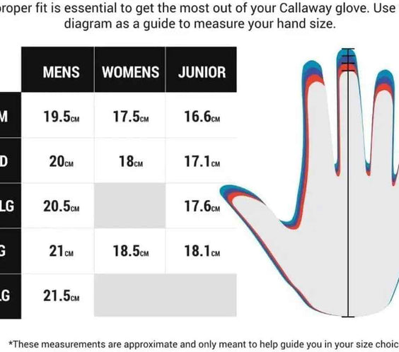 Callaway Golf Weatherspann Junior Golf Glove