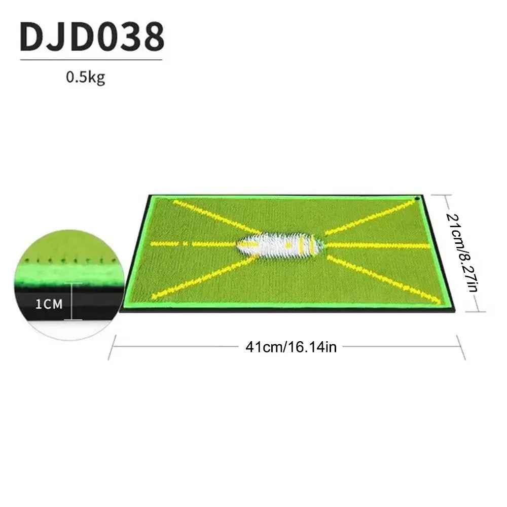 PGM Golf Hitting Strike Mat Training Aid Impact Divot Board Swing Practice Gift