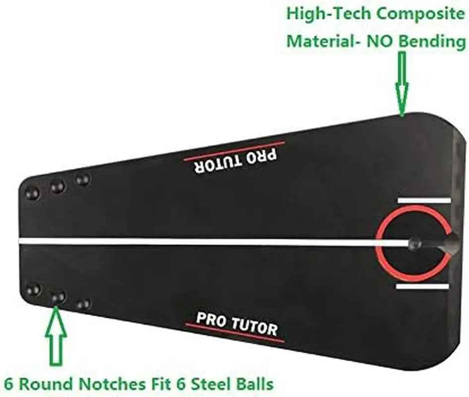 2025 New Golf Putting Tutor with Free Zipper Case, Golf Accessories Swing Trainer/Putting Training Aid, Mirror Alignment for Indoor and Outdoor