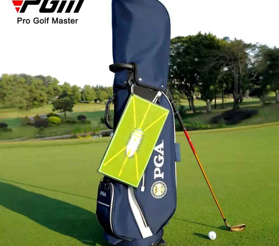 PGM Golf Hitting Strike Mat Training Aid Impact Divot Board Swing Practice Gift
