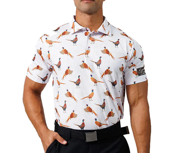 Mens Printed Golf Polo Shirt Min butik 2