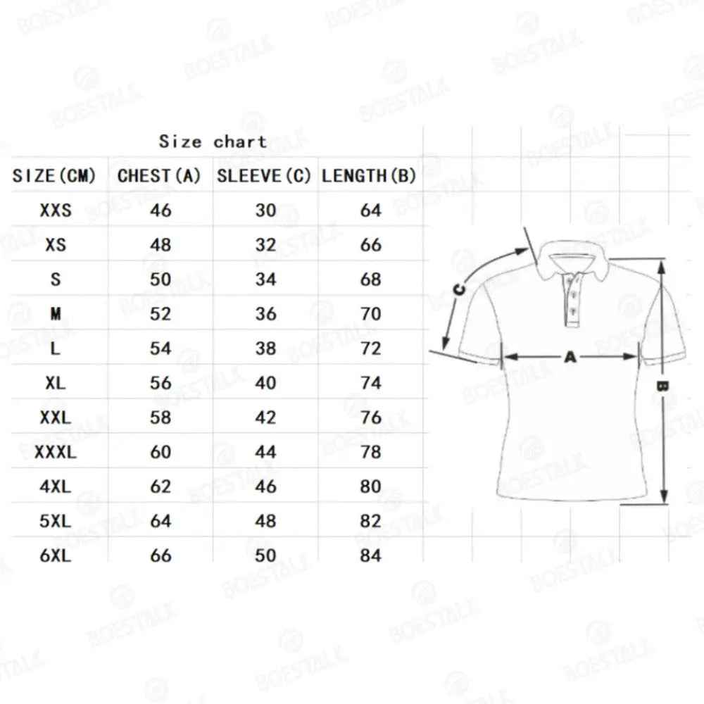 Mens Printed Golf Polo Shirt
