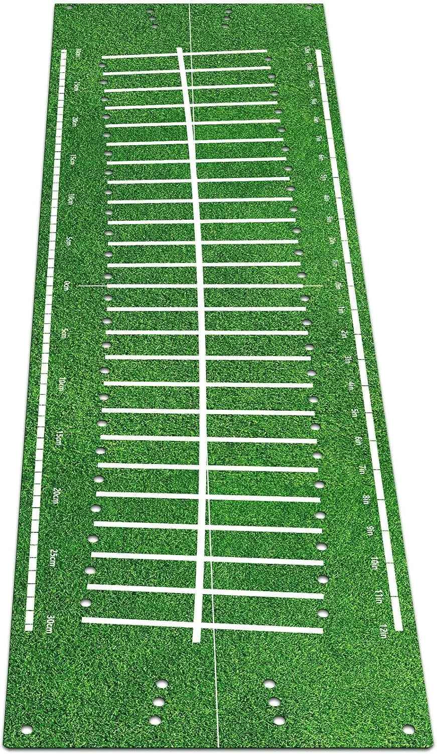 Golf Putting Mat Indoor 30X8.27 Inch Alignment Track