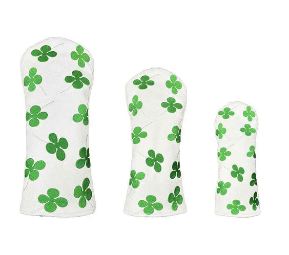 Fresh and Simple Four-Leaf Clover Golf Club Head Covers