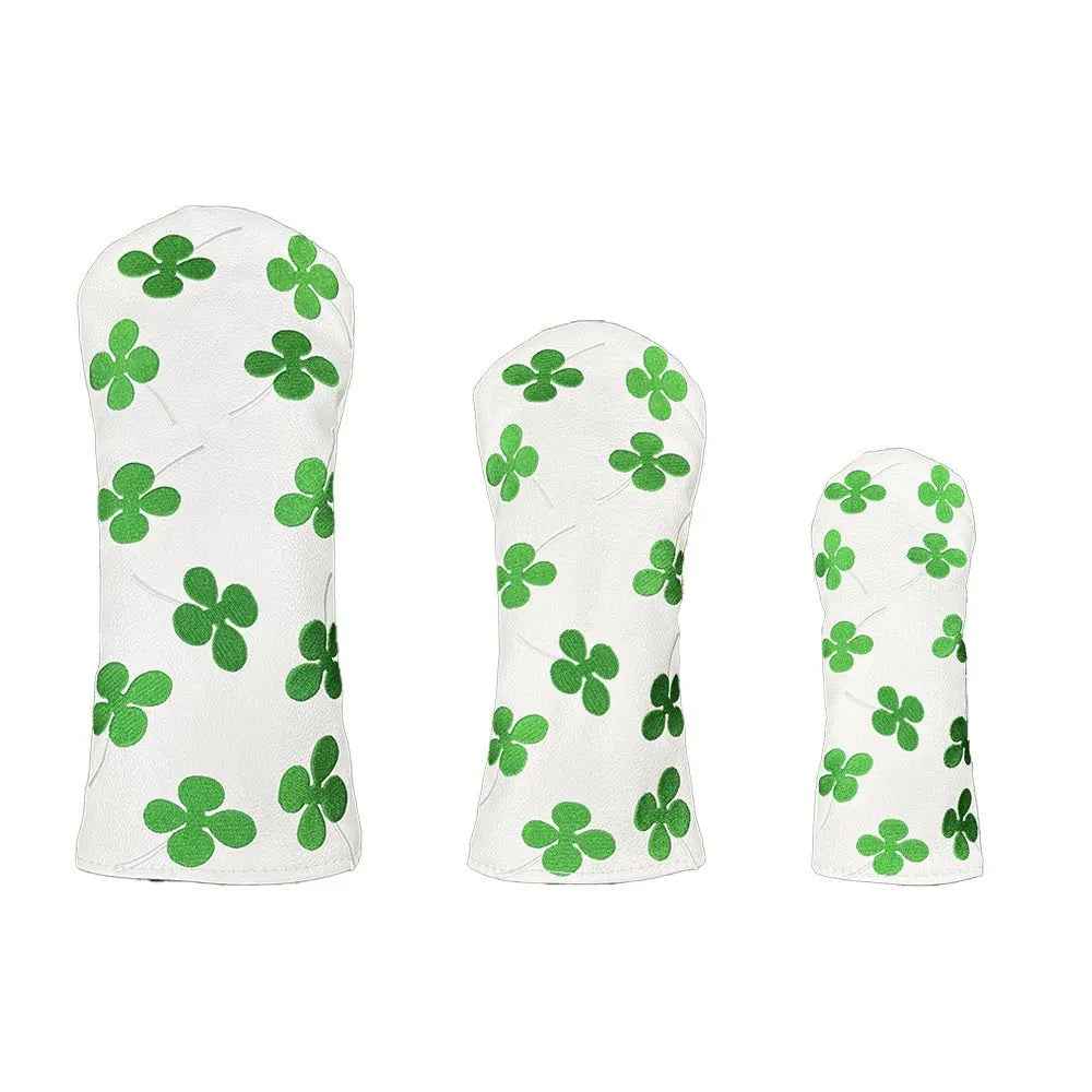 Fresh and Simple Four-Leaf Clover Golf Club Head Covers