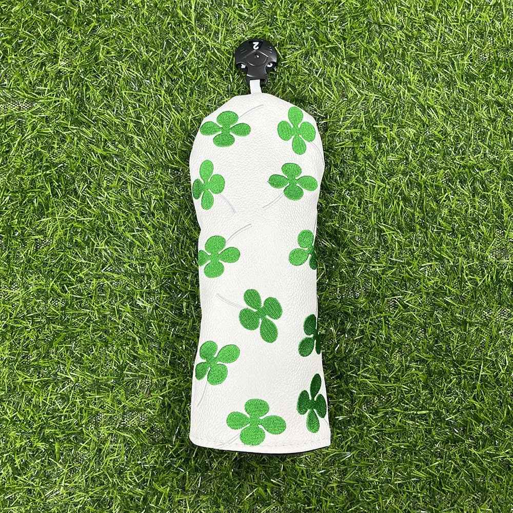 Fresh and Simple Four-Leaf Clover Golf Club Head Covers