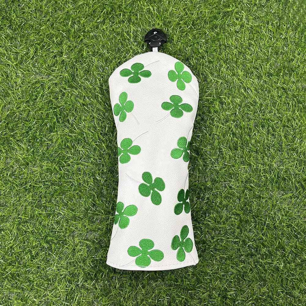 Fresh and Simple Four-Leaf Clover Golf Club Head Covers