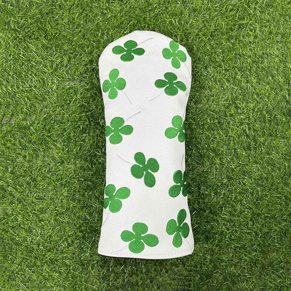 Fresh and Simple Four-Leaf Clover Golf Club Head Covers