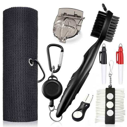 Golf Cleaning Tools Towel Cleaning Brush Set