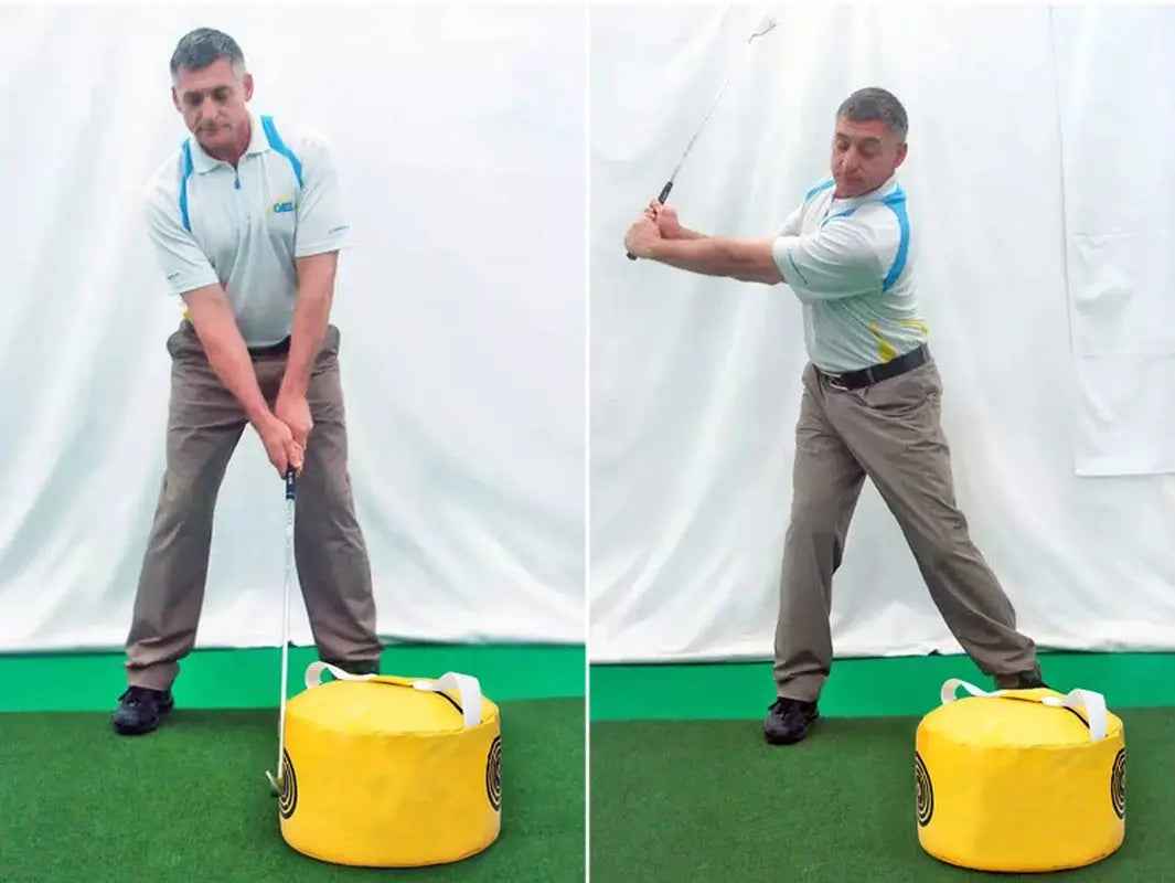 Golf Portable Multi-Functional Hitting Bag Golf Ball Impact Bag Swing Training Aid Beginner Assistant - North Fairways