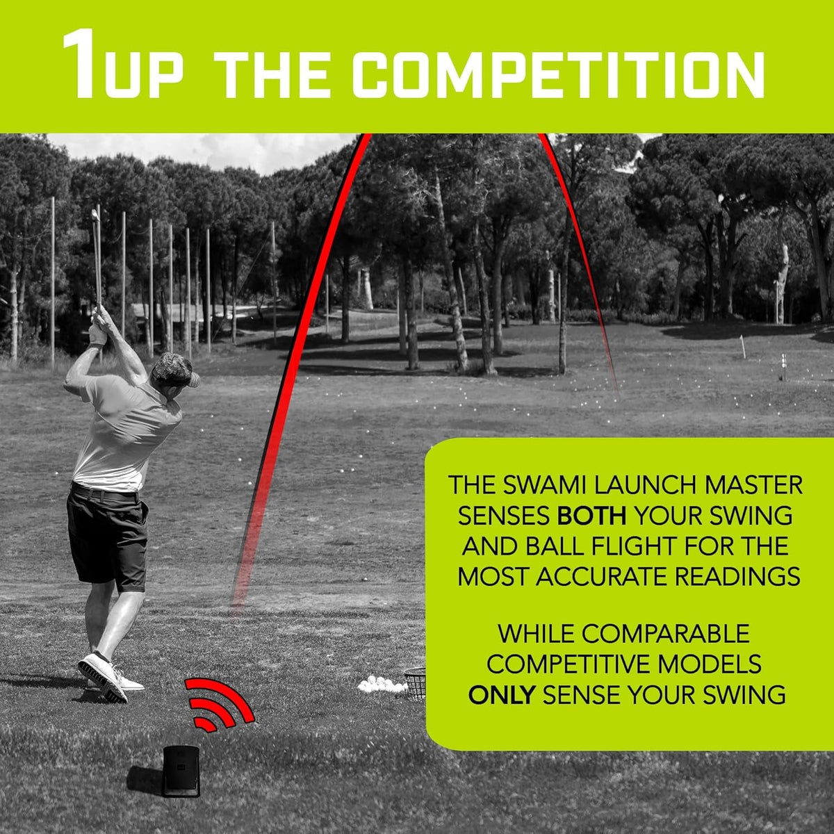 Golf Swami Launch Master Golf Launch Simulator - Golf Training Aid - North Fairways