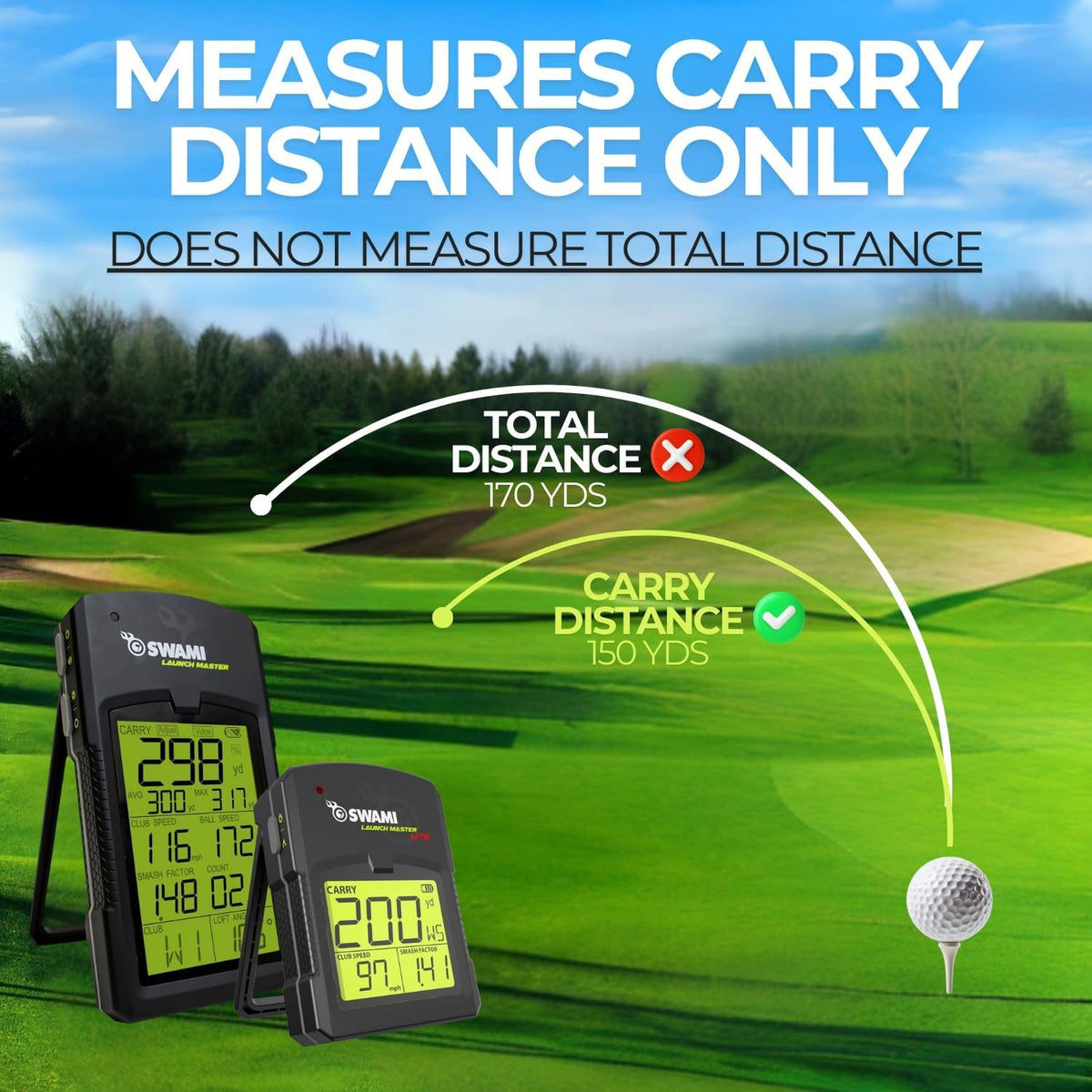 Golf Swami Launch Master Golf Launch Simulator - Golf Training Aid - North Fairways