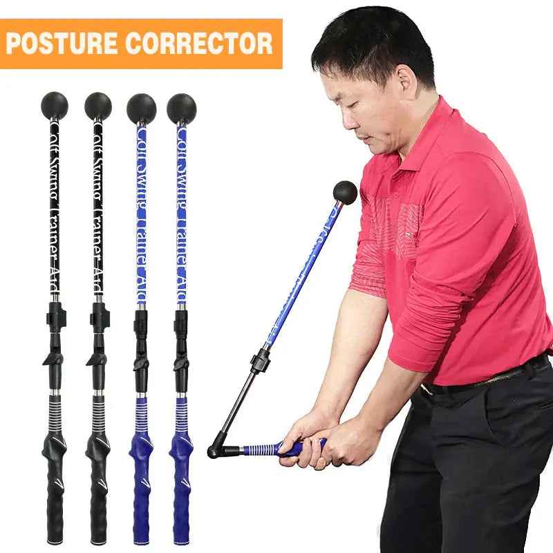 Golf Swing Training Aid Stick Posture Corrector Practice Swing Trainer Aid Improve Hinge,Forearm Rotation, Shoulder Turn–Light - North Fairways